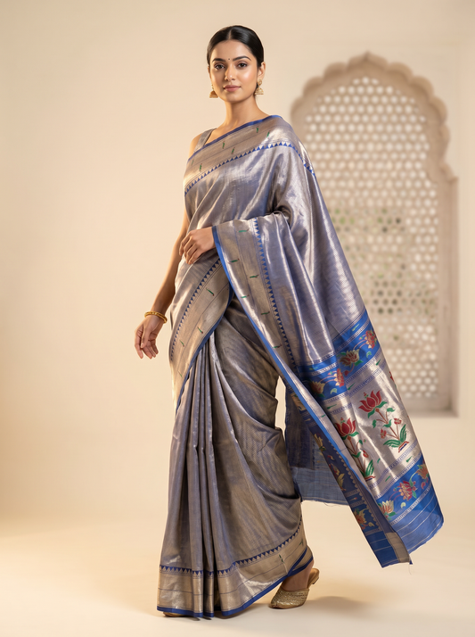 Nitya Paithani Silk Saree for Festival & Wedding Wear