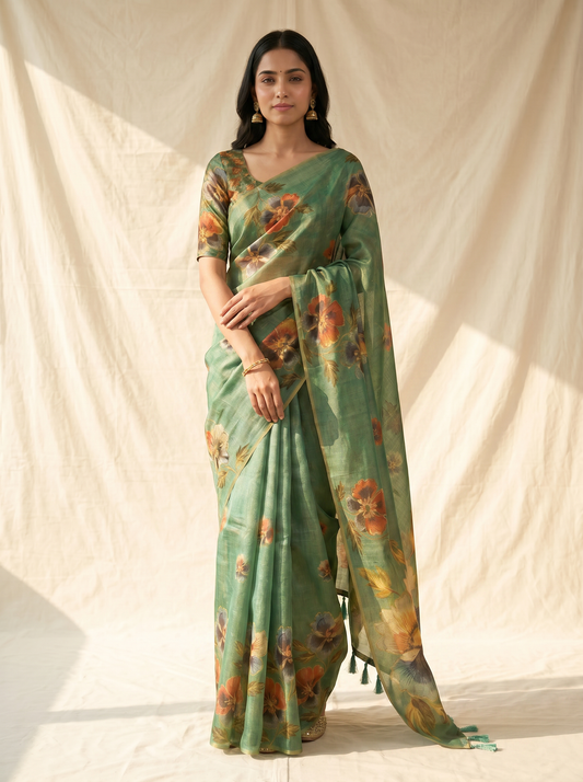 Cadbury Tissue Silk Saree