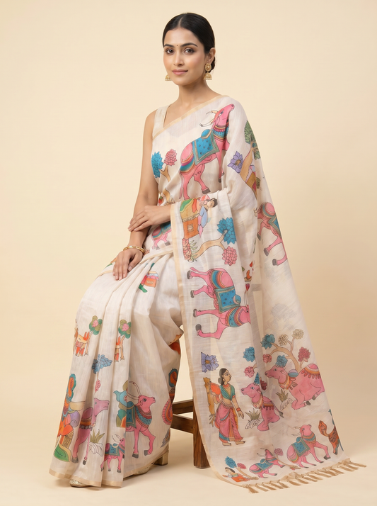 Masaba Tissue Silk Saree for Office & Daily Wear