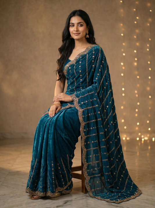 Rajchaya Tissue Silk Saree for Party Wear & Festive Styling