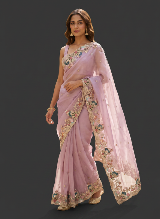 Tissue Saree