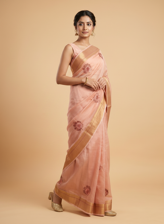 Sunaina Georgette Saree for Festival & Special Occasions