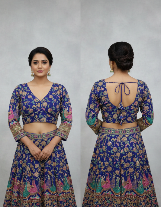 Radha Rani Designer Blouse with Intricate Embroidery