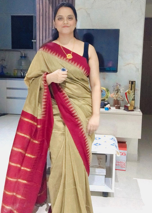 Maheshwari cotton saree