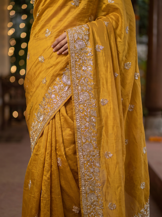 Chanderi Devika Saree for Festival Wear