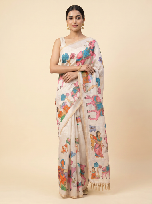 Masaba Silk Tissue Silk Saree