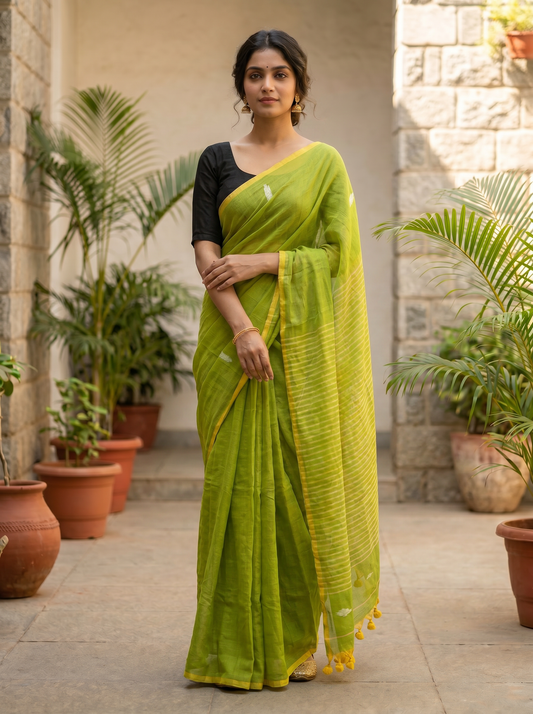 Mul Cotton Jamdani Saree