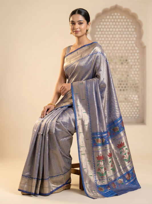 Nitya Paithani Silk Saree for Festival & Wedding Wear