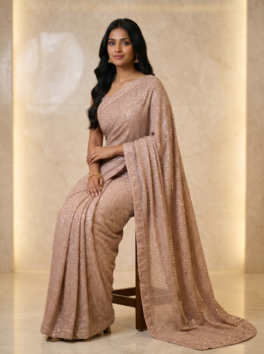 Sitara Georgette Saree for Party Wear & Festive Styling