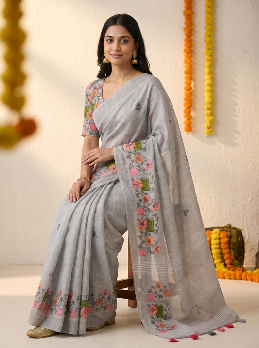 Florina Georgette Saree for Office & Daily Wear