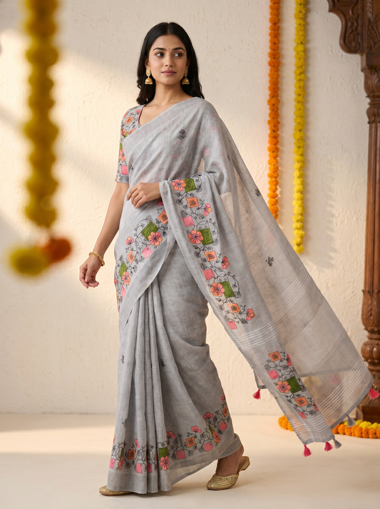 Florina Georgette Saree for Office & Daily Wear