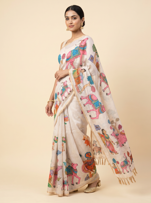 Masaba Tissue Silk Saree for Office & Daily Wear