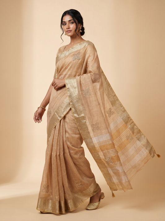 Navdurga Cotton Saree for Festival & Traditional Wear