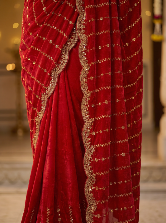 Rajchaya Tissue Silk Saree for Party Wear & Festive Styling