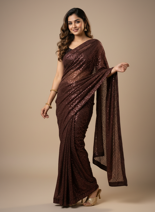 Sitara Georgette Saree for Party Wear & Festive Styling